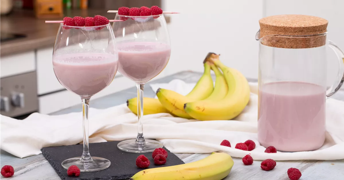 Rezept Januar 2022: Bananen-Soja-Shake - Blumenland Wiedmaier