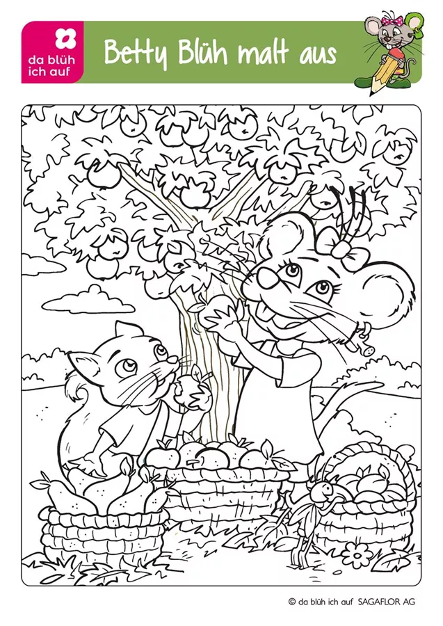 Betty Blüh Ausmalbild 5 25