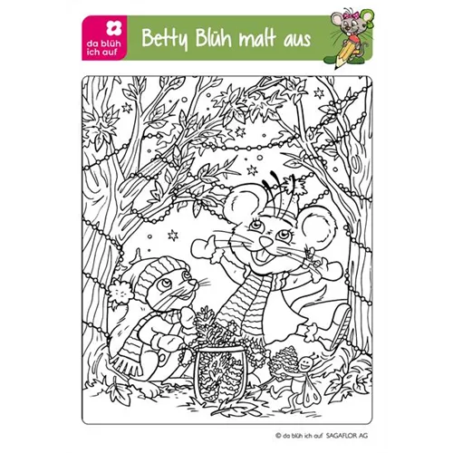 Betty Blüh Ausmalbild 6 25